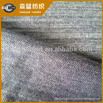 polyester cotton spandex knit slub single jersey fabric